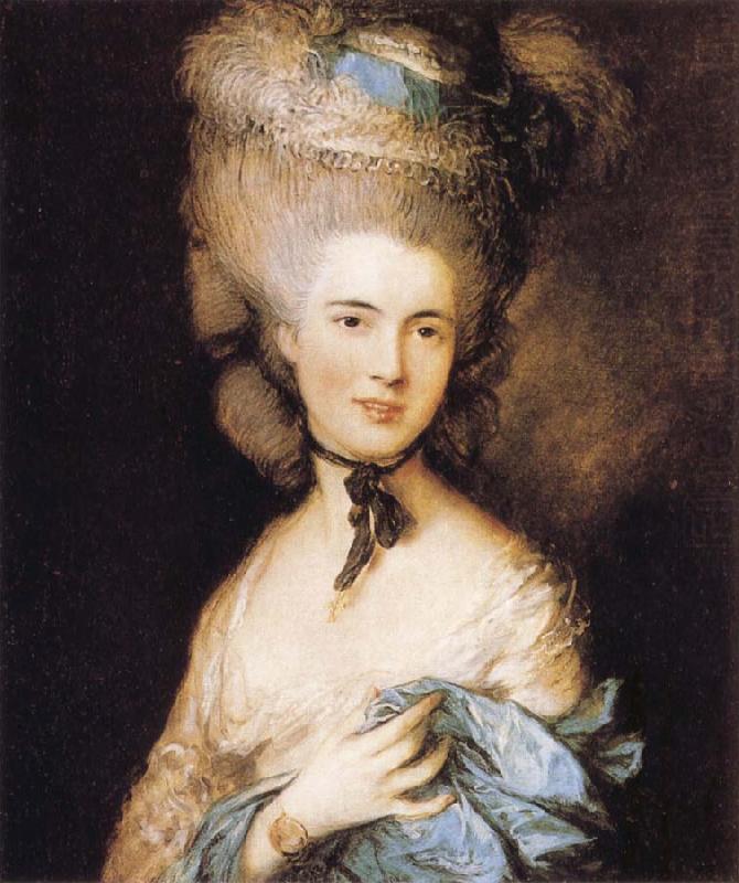Woman in Blue, Thomas Gainsborough